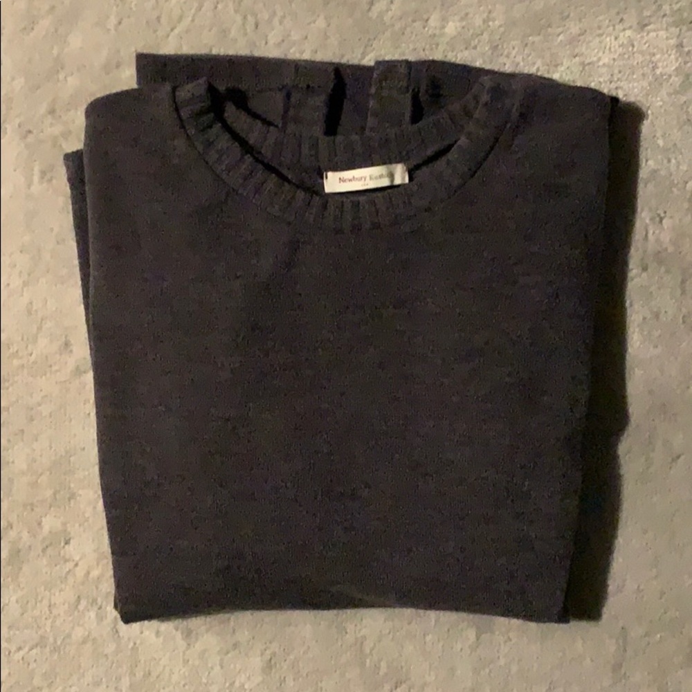 Knit Side-Slit Sweater